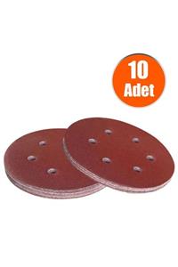 Badem10 10 Adet Delikli Cırt Zımpara 180 mm Spiral Taşlama (220 Kum)