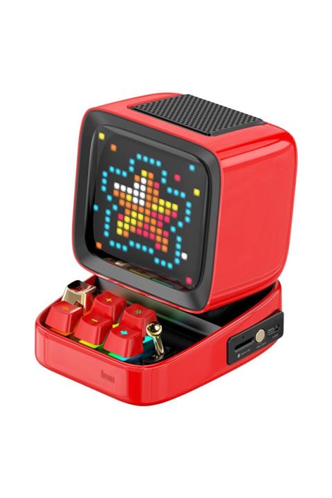 DIVOOM Ditoo Plus Red Bluetooth Hoparlör
