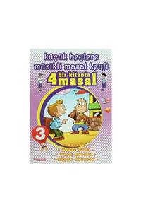 Hepsi Çocuk Yayınevi Küçük Beylere Müzikli Masal Keyfi 3- 4 Masal Bir Kitapta