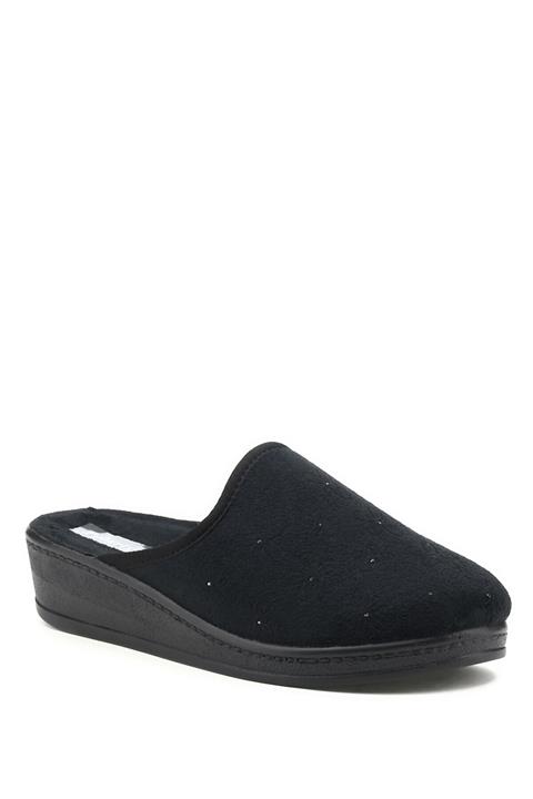 Polaris 601133.z1pr Siyah Kadın Ev Terliği