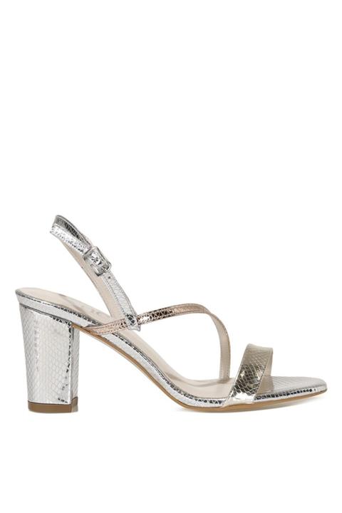 İnci CANNES.Z 1FX Gümüş Kadın Topuklu Sandalet 101038257