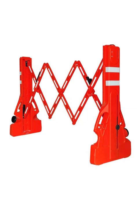 Kayalar Trafik 2,30 Mt Plastik Akordiyon Bariyer Profesyonel Model