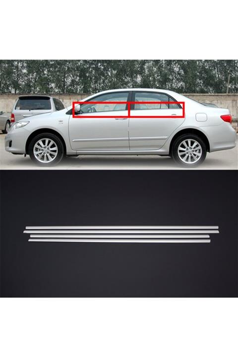 Niken Toyota Corolla Cam Çitası Kromu Nikelajı 2007-2012