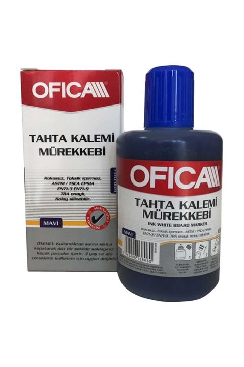 Ofica Tahta Kalemi Mürekkebi 100 Ml. Mavi Fmm-06m Tx