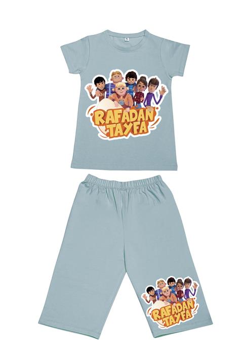 JENİKA Erkek Çocuk Rafadan Tayfa Lisanslı Pamuklu Tişört Kapri Takım