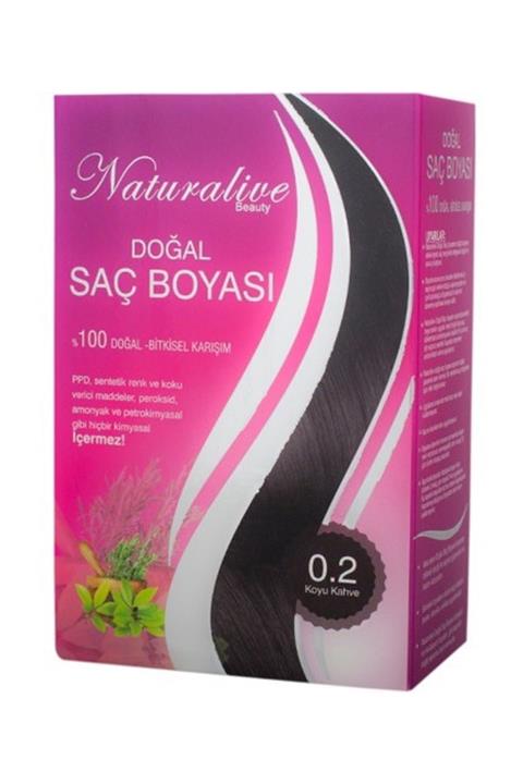 naturalive Doğal Saç Boyası Koyu Kahve