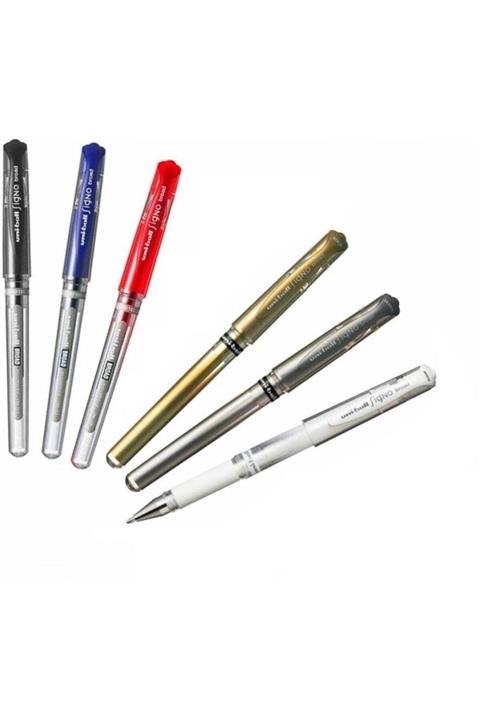 UNİBALL Um-153 Signo Broad Imza Kalemi Karışık Renk 7'li Paket