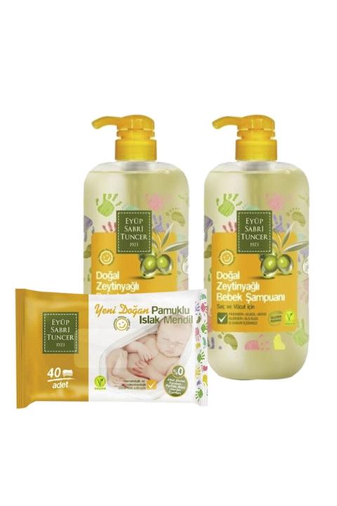 Eyüp Sabri Tuncer Bebek Şampuanı Zeytinyağlı 600 ml X 2adet