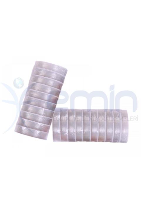 OKMORE Şeffaf Lastikli Misina 10 Adet