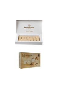 KEÇECİZADE Edirne Lezzet PaketiBadem Ezmesi 415 Gr + Kavala Kurabiyesi 445 Gr