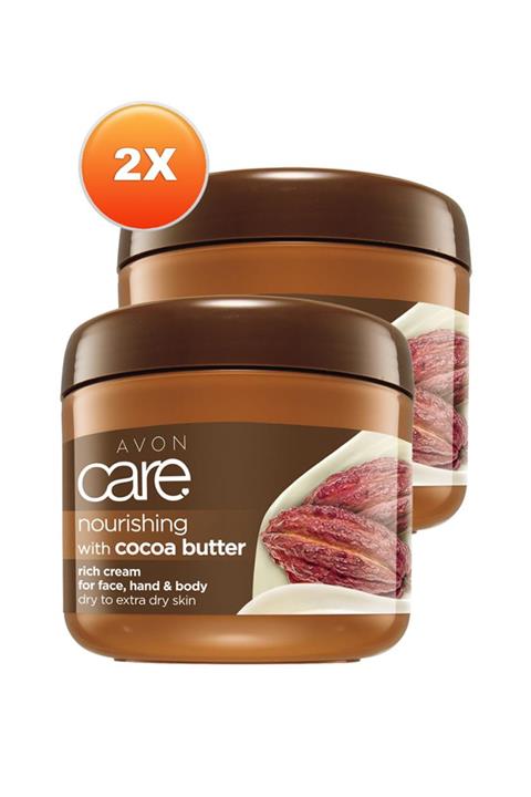 AVON Kakao Yağı Yüz, El Ve Vücut Kremi 400 ml İkili Set