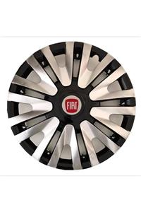 HMNL Fiat Palio 13'' Inç Gri - Siyah Jant Kapağı 4 Adet Çelik Jant Görünümlü