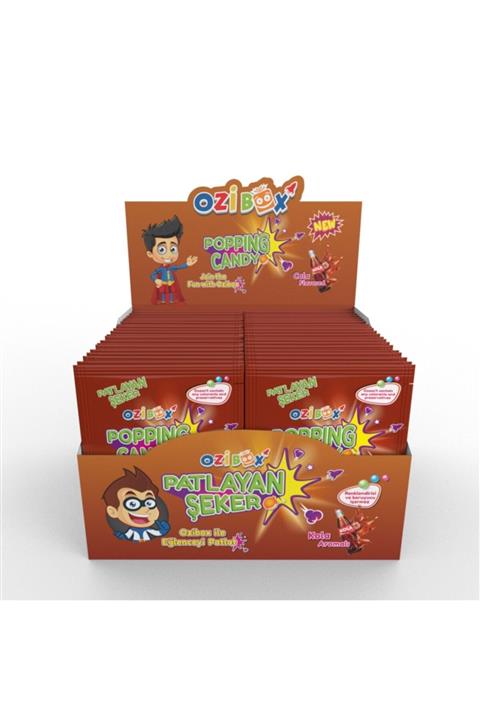 Ozibox Patlayan Şeker 40 Adet Kolalı