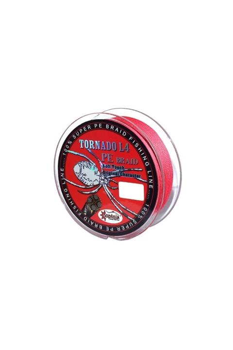 CAPTAIN Tornado L4 Dacron Ip Misina 150 Mt Kırmızı