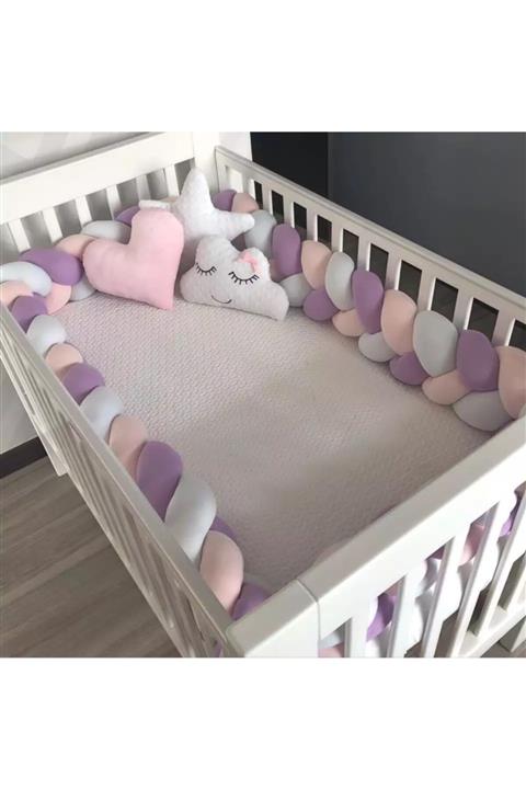 GULDESIGN Çocuk Lila Örgü Koruma 3'lü 360 cm
