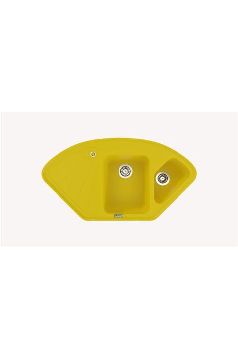 POLEX Cristalüx Granit Eviye Pcr1 Sarı