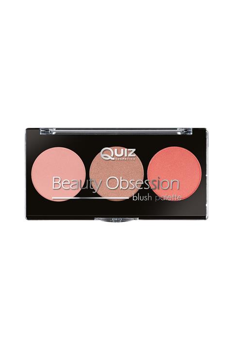 QUIZ Allık Paleti 3'lü Makyaj Paleti - Beauty Obsession Blush Palette