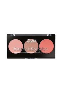 QUIZ Allık Paleti 3'lü Makyaj Paleti - Beauty Obsession Blush Palette