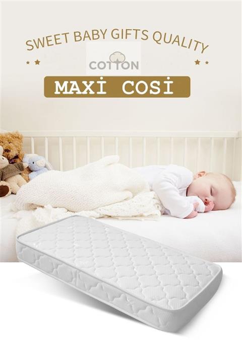 MAXİCOSİ Maxi Cosi Sweet Cotton 80x200 Cm Ortopedik Yaylı Yatak Ortopedik Lüx Cotton 80X200 Yaylı Yatak