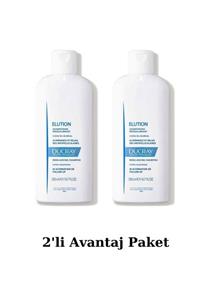 Ducray Elution Şampuan 200 ml - Kepek Bakımında Tamamlayıcı Günlük Şampuan 2'li Avantaj Paket