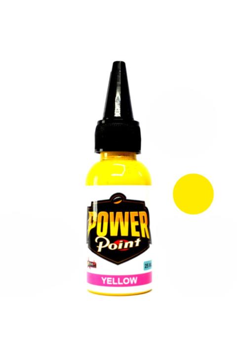 POWER POINT Sarı Renk Kalıcı Makyaj Boyası Usa 25 Ml - Kısa Süreli Kampanya Fiyatı