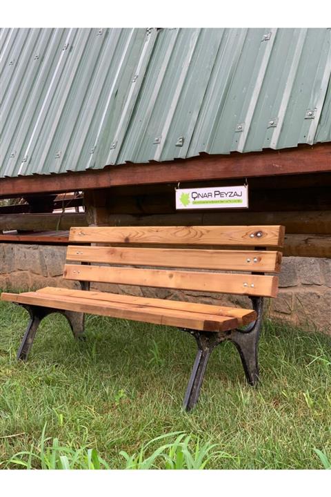 ÇINARLAR GROUP Döküm Ayaklı Ahşap Bank