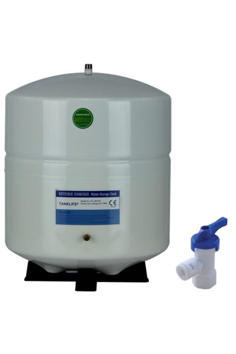 Alkalina Su Arıtma Cihazı 3.2 Galon 12 Litre Metal Tank - Vana Dahil / Nsf Onay -