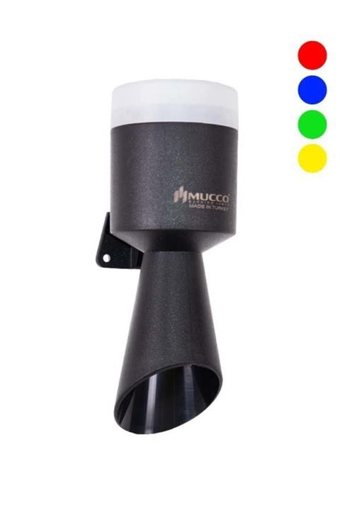 MUCCO Mini Rgb Buzzer Işıklı Borulu Korna Snt-mb74-rgb - 12-24v Ac/dc