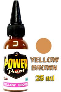 POWER POINT Sarı Kahverengi Kalıcı Makyaj Boyası Usa 25 Ml