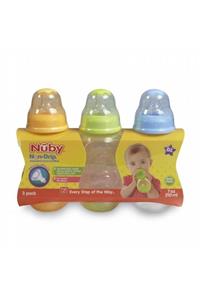 Nuby Biberon 3 Adet 210ml 0 Ay (3'LÜ SET)