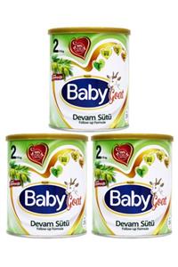 Baby Goat 2 Keçi Sütlü Organik Zeytinyağlı Devam Sütü 350 Gr 3'lü