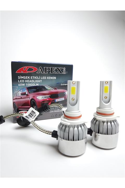 APEXİ 9005 Led Xenon Led Zenon Far Ampulü Yeni Nesil Şimşek Etkili Champion Series