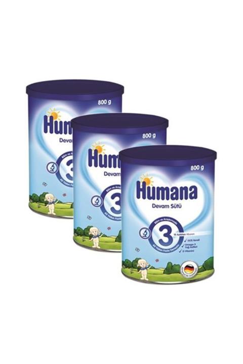 Humana 3 Devam Sütü 800g 3 Adet