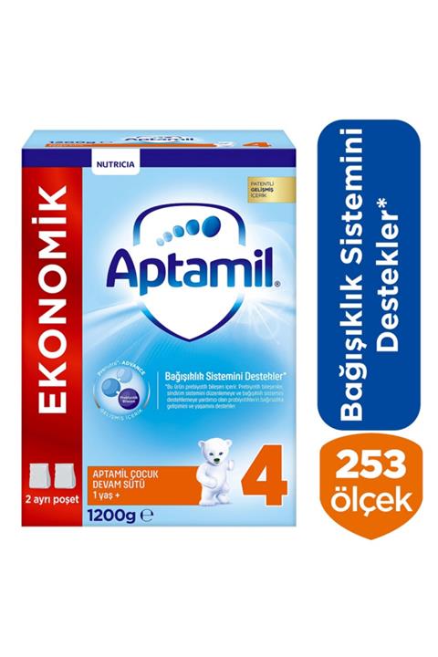 Aptamil 4 Çocuk Devam Sütü 1200 Gr