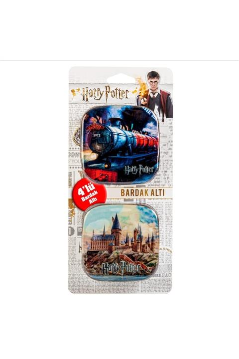 GiFi Bardak Altlığı Harry Potter 4’lü Set Lisanslı Özel Tasarım