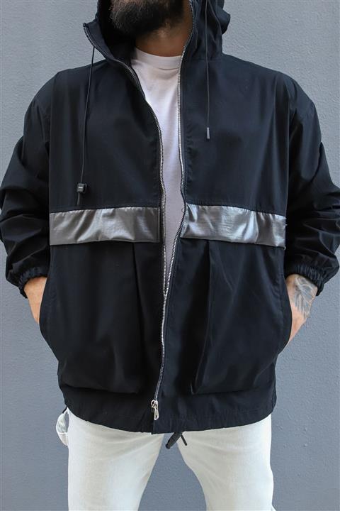 Santa Lucia Exclusive Deri Şerit Detaylı Ince Yağmurluk