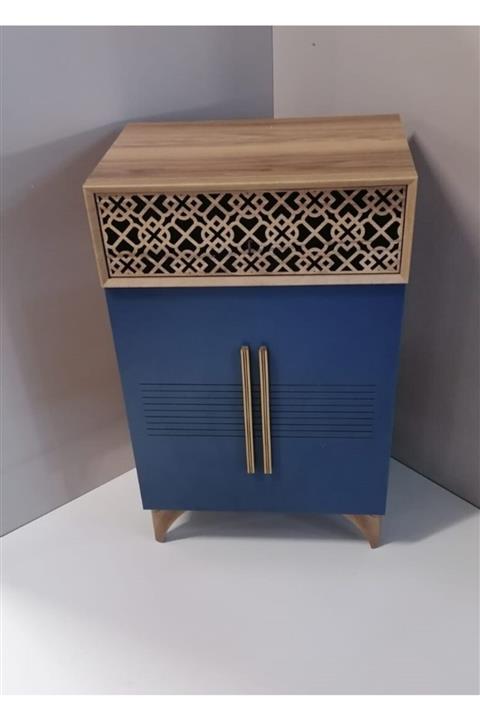 ipek mobilya Impala Çamaşırlık (HAZAR CEVİZ-MAVİ)