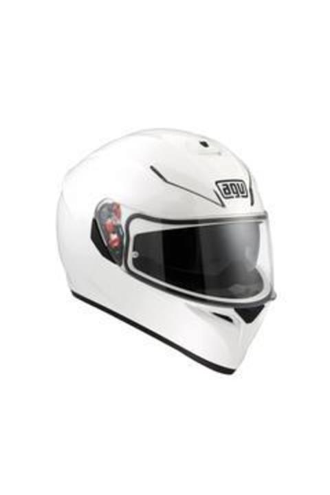 AGV K3 Sv Solid White Kapalı Kask