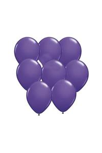 Pandoli Lila Metalik Düz Renk Sedefli Latex Balon 100 Adet