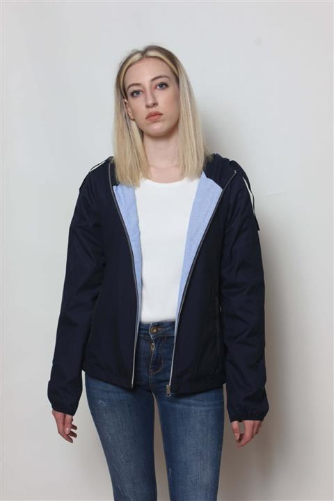 Cottoncool Kadın Lacivert Yağmurluk Rüzgarlık