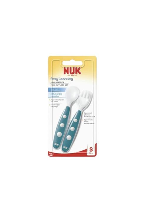 Nuk Mini Çatal-kaşık Seti Turkuaz
