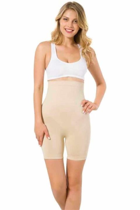 by HW Ten Rengi Lohusa Yüksek Bel Kısa Paçalı Boxer Korse