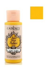 Cadence Style Matt Fabric Kumaş Boyası 59 ml 605 Sarı