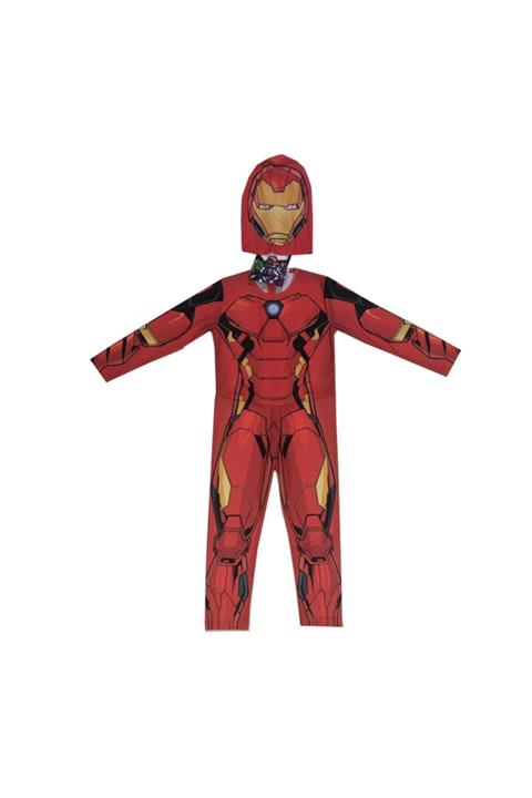 Trio Erkek Çocuk Kırmızı Iron Man Karakter Kostümü