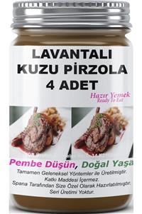 SPANA Lavantalı Kuzu Pirzola 4 Adet Ev Yapımı Katkısız 330 gr