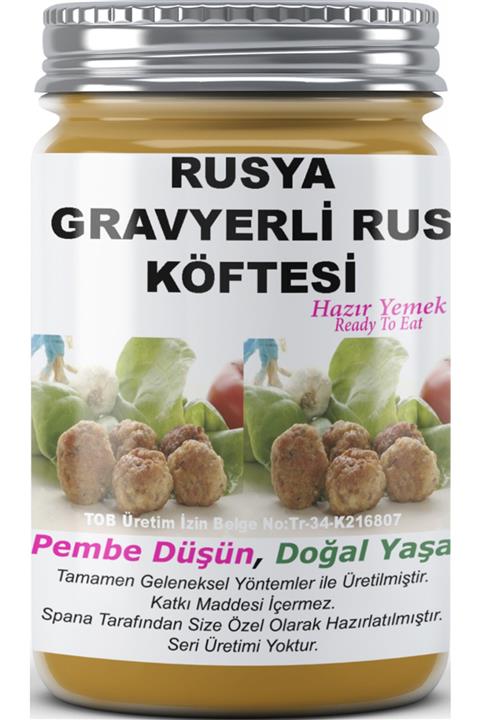 SPANA Rusya Gravyerli Rus Köftesi Ev Yapımı Katkısız 330gr