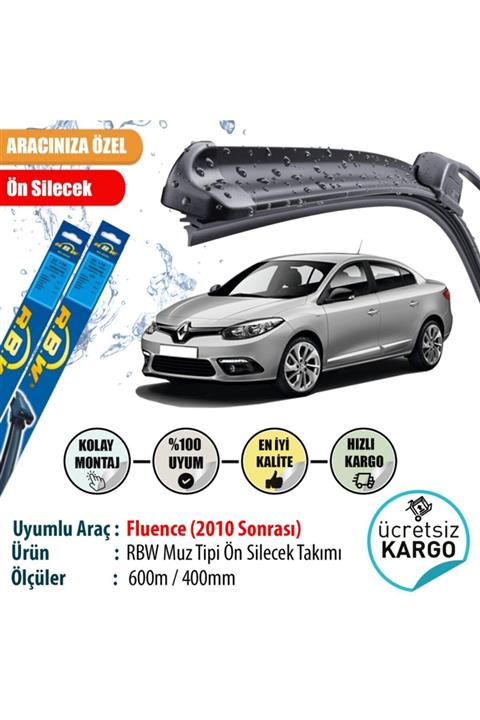 Rbw Fluence 2010 Sonrası Muz Tipi Silecek