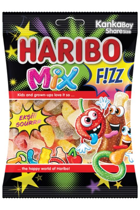 Haribo Fizz Mix 70gr X 24 Adet