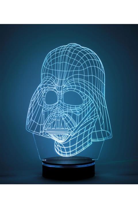 Tablo Art House 3d Led Lamba Darth Vader