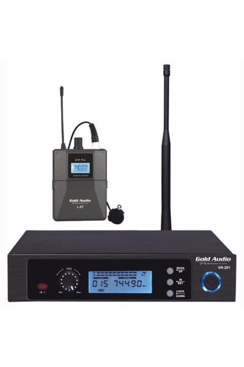 Gold Audio Pro 2001 Tek Yaka Tipi Telsiz Mikrofon